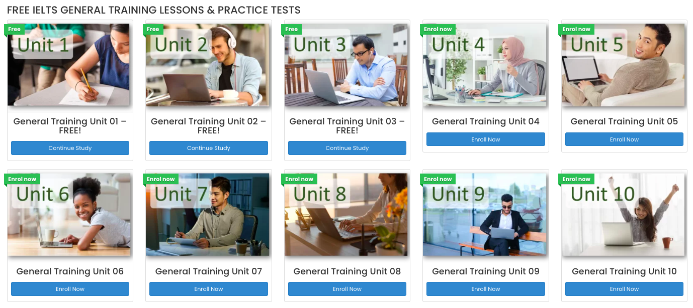 IELTS For Free là website thi thử IELTS online rất đáng để cân nhắc