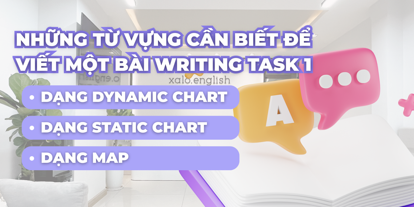 Tổng hợp từ vựng Writing task 1