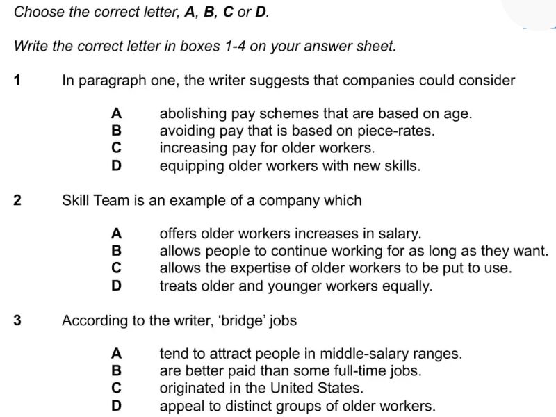 Cách làm dạng Multiple choice trong IELTS Reading