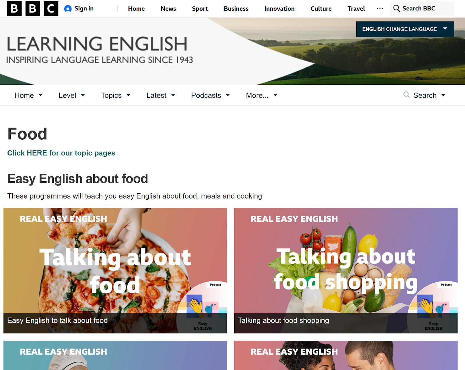 BBC Learning English là nguồn luyện nghe có số lượng bài nghe khủng trải dài nhiều chủ đề trong cuộc sống
