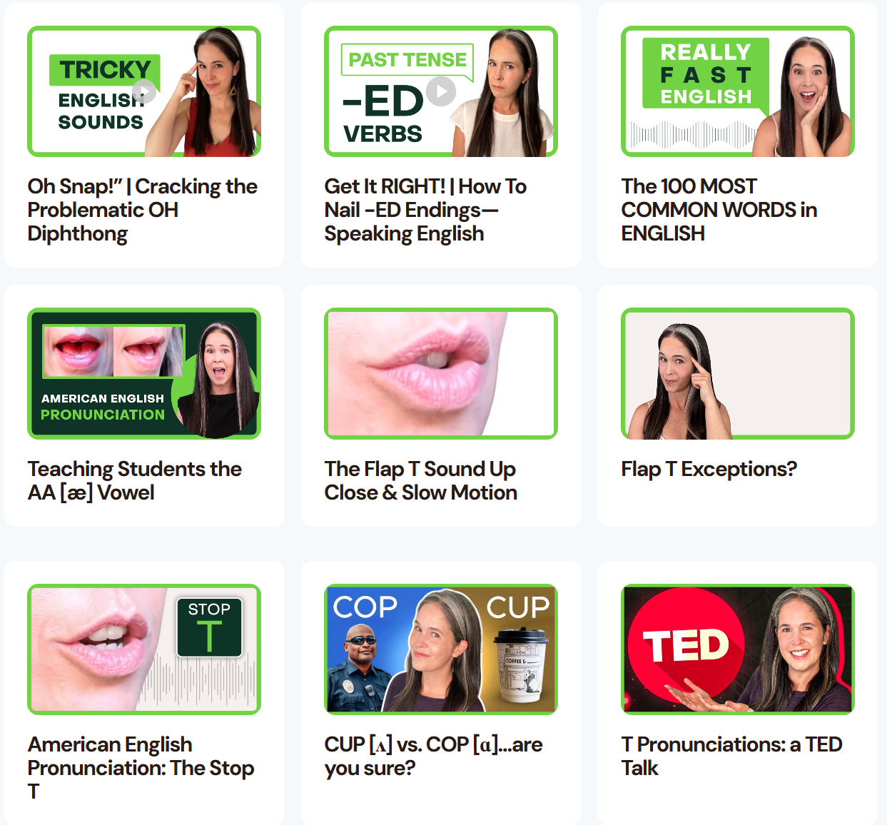 Rachel’s English là kênh luyện giọng Mỹ uy tín có hướng dẫn rõ ràng từ giáo viên