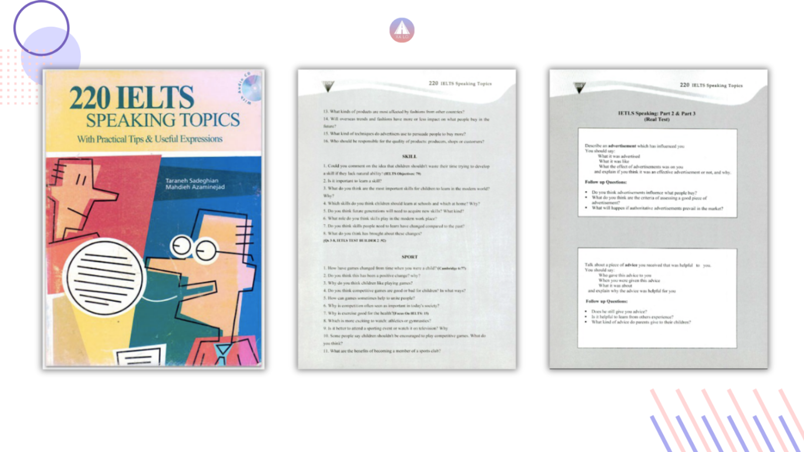 Sách 220 IELTS Speaking Topics with Sample Answers – Bộ chủ đề Speaking đầy đủ nhất