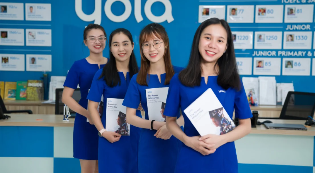 YOLA là một trung tâm Tiếng Anh có nhiều chi nhánh trên cả nước